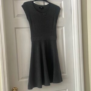 Grey sweater dress